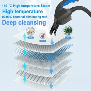 Aspirateur <span class=keywords><strong>vapeur</strong></span> <span class=keywords><strong>professionnel</strong></span> 3-en-1 haute température, vertical, à faible bruit, pour tapis et sols humides et secs - Product Image 5