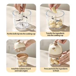 Picadora <span class=keywords><strong>de</strong></span> Verduras Eléctrica al por Mayor <span class=keywords><strong>de</strong></span> 150 ml, Trituradora <span class=keywords><strong>de</strong></span> <span class=keywords><strong>Ajo</strong></span>, Vaso para Alimentos para Bebés con Carga USB, Procesador <span class=keywords><strong>de</strong></span> Alimentos, Picadora <span class=keywords><strong>de</strong></span> Carne - Product Image 3