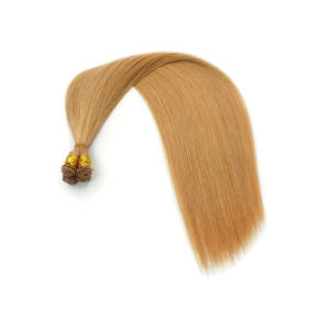 优质手绑头发纬纱双拉生角质层对齐头发手绑人发直销厂家价格 - Product Image 5