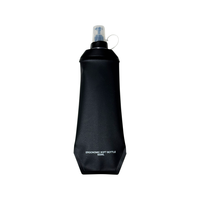 Gourde souple en TPU non toxique 500 ml, pliable, étanche, avec logo personnalisé, pour triathlon, entraînement, fitness, randonnée, facile à nettoyer