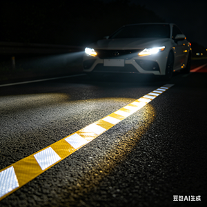 Matériau réfléchissant automobile haute intensité, réflecteur rouge et blanc pour la sécurité des voitures, autocollant réfléchissant prismatique pour camions - Product Image 3