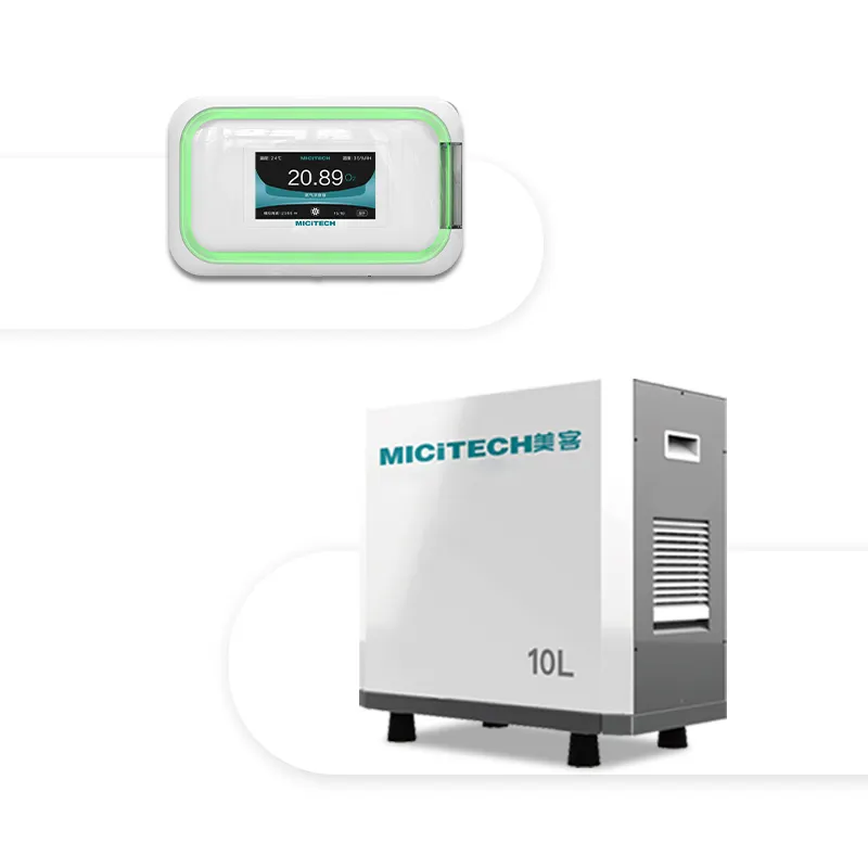 Micitech nhà sản xuất cung cấp tiếng ồn thấp cuộc sống lâu dài điều trị oxy xách tay mini phụ tùng oxy Máy phát điện tập trung