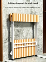 YTSF-H20 Stand de promotion mobile et pliable pour marché extérieur, stand commercial, centre commercial, flexible et portable
