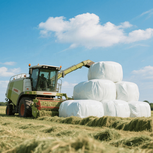 Premio Custom taglio mais insilato sacchetto di plastica bianco e nero involucro insilato prodotto agricolo in plastica - Product Image 4