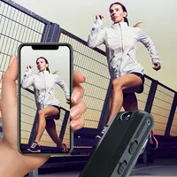 Kamera Mini HD 1080P, Camcorder badan mikro penglihatan malam DV perekam suara Video dengan 180 lensa dapat dipakai Kamera CCTV