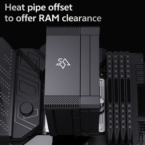 Snowman Yên Tĩnh CPU Nhiệt Ống Mát Với Kiểm Soát Tốc Độ Pwm Ngân Sách Thân Thiện Với <span class=keywords><strong>PC</strong></span> <span class=keywords><strong>Fan</strong></span> Cho Hàng Ngày Máy Tính - Product Image 3