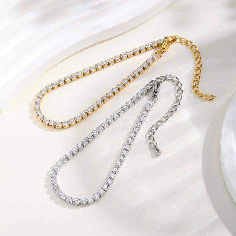 Custom Logo Tennis Bracelet Fashion Fine