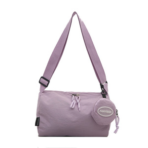 Bolso Cruzado de Alta Calidad para Mujer <span class=keywords><strong>con</strong></span> Mini Bolsa Extraíble, Sistema de Almacenamiento Doble, Superficie Texturizada y Tono Neutro Vintage - Product Image 5