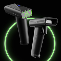 Escáner de código de barras WCMI 1D 2D QR Code USB inalámbrico de mano automático manos libres para tienda supermercado almacén inventario al por menor