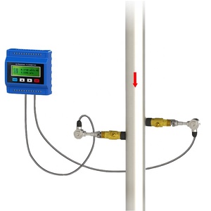 4-20ma Liquid Pipeline Ultrasonic <strong>Flow</strong> <strong>Meter</strong> Insertion with Temperature Sensor Milk Beer Beverage Water Flowmeter <strong>Flow</strong> Sensor - Product Image 1