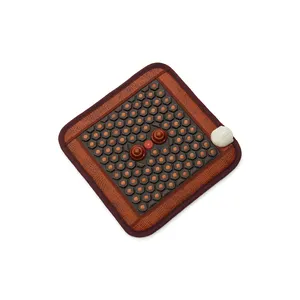 Wellness and Healthcare Massage Cushion Tourmaline Stone Infrared Heating Chair Mat Photon Therapy Armchair Pad