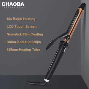 <span class=keywords><strong>Rizador</strong></span> de Pelo Profesional de Cerámica de <span class=keywords><strong>38</strong></span> <span class=keywords><strong>MM</strong></span> con Pantalla LCD Táctil, Planchas Rizadoras al por Mayor para Ondas y Rizos, Cuerpo de 125 <span class=keywords><strong>mm</strong></span> - Product Image 2