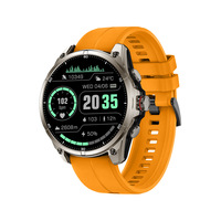 Reloj Inteligente Deportivo con Pantalla Redonda para Actividades al Aire Libre, Batería de Gran Capacidad de 670 mAh, 5 ATM, GPS, Brújula, Altímetro, Pantalla AMOLED de 1.43 Pulgadas, Cronógrafo de Gel de Sílice