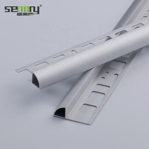 Nuovo materiale personalizzato piastrelle ceramica lucido striscia decorativa in alluminio profilo balcone bordo a goccia per terrazze - Product Image 3