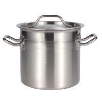 Marmite Commerciale en Acier Inoxydable Multi-Tailles Norme UE Gaz/Électrique/Induction pour la Restauration, Capacité 33L, Couleur Argent, Vente en Gros