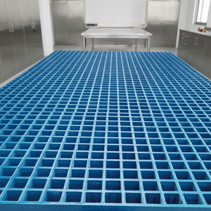 Griglie in Fibra di Vetro per Pavimenti, Ripiani in Composito GRP, Coperture per Canali di Drenaggio, Griglie <span class=keywords><strong>FRP</strong></span> per Marciapiedi - Product Image 1