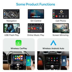 Interface vidéo multimédia intelligente avec CarPlay sans fil et Android Auto pour les modèles Porsche PCM 3.1 à écran <span class=keywords><strong>7</strong></span> pouces - Product Image 3