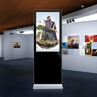 Pantalla Digital Inteligente HAOWEI de 43 Pulgadas, Vertical, con Sistema Android y CMS Basado en IA para Publicidad