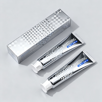 Dentifrice OEM Marque Privée Anti-Sensibilité Combat la Plaque Rafraîchit l'Haleine Sans Fluorure Blanchissant