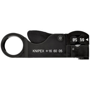 KNIPEX 16 60 05 SB Dénudeur de câbles pour câbles coaxiaux 105 mm - Product Image 1
