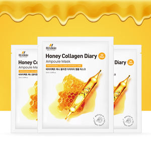 Mascarilla Facial Coreana de Hidrogel con Colágeno y Miel, Antienvejecimiento, Cuidado de Poros, Calmante, Iluminadora, con Niacinamida - Product Image 5