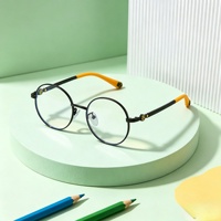Nouvelles Lunettes Enfants Tendance 2026 Monture Complète Anti-Lumière Bleue Verres PC Ultra-Clairs Design Patte de Chat Métal Mignon