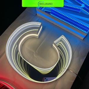 Insegna al Neon Personalizzata con <span class=keywords><strong>Lettere</strong></span> a Specchio Infinito 3D LED in Acrilico per Logo Aziendale e <span class=keywords><strong>Arte</strong></span> Negoziale - Product Image 5