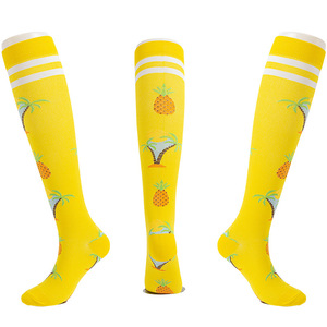Fit Sports Infirmière Voyage Femmes Multi Couleur Compression Chaussettes Infirmière Voyage Cyclisme Chaussettes De Compression - Product Image 4