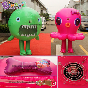 Bingo publicidad personajes de dibujos animados inflables eventos promocionales caminar mascota inflable disfraz para adultos - Product Image 3
