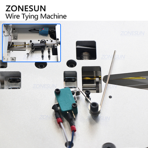 เครื่องรัดสายไฟอัตโนมัติความเร็วสูง ZONESUN ZS-GWT01 สำหรับบรรจุภัณฑ์แนวตั้ง พร้อมสายรัดทอง - Product Image 4