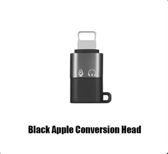 สีดำสำหรับหัวแปลง iPhone