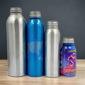 Créez votre marque de boissons : Bouteilles en aluminium pur à 99,7 % de qualité supérieure |   Logo personnalisé OEM |   Impression offset |   Capuchon ROPP |   Vietnam - Product Image 1
