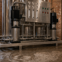Réservoir industriel en acier au carbone pour filtre mécanique à sable de quartz 5000L/heure pour système de prétraitement d'eau circulante