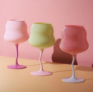 Candy Bump Farbiger Kristallglas-Kelch Antikes <span class=keywords><strong>Bacchus</strong></span> Weinglas - Product Image 3