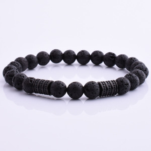 Pulsera <span class=keywords><strong>el</strong></span>ástica de acero inoxidable con piedra Natural para <span class=keywords><strong>hombre</strong></span>, brazalete con piedra de ojo de Tigre y calavera <span class=keywords><strong>del</strong></span> <span class=keywords><strong>Norte</strong></span>, oro personalizado, alta calidad - Product Image 6