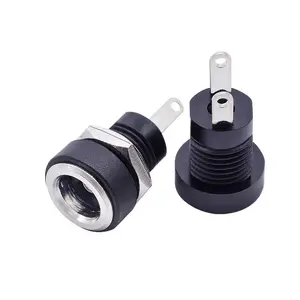 JYD DC-098 small hole 3.5 * 1.3 DC-022b 5521 female base two pin with screw DC socket electronic component
