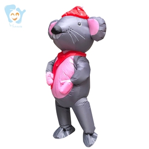 Nuevo <span class=keywords><strong>Disfraz</strong></span> Inflable de Ratón para Parejas, Divertido para Halloween, San Valentín, <span class=keywords><strong>Disfraz</strong></span> de Mr. Rat - Product Image 2