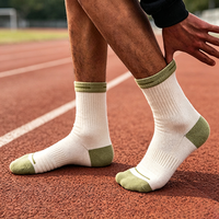 Chaussettes de sport en tricot éponge pour l'automne, respirantes, à séchage rapide, antidérapantes, avec logo personnalisé