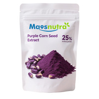 Poudre d'extrait de maïs violet 25% colorant naturel de qualité alimentaire anthocyanine pour supplément de santé poudre d'anthocyanidine en vrac