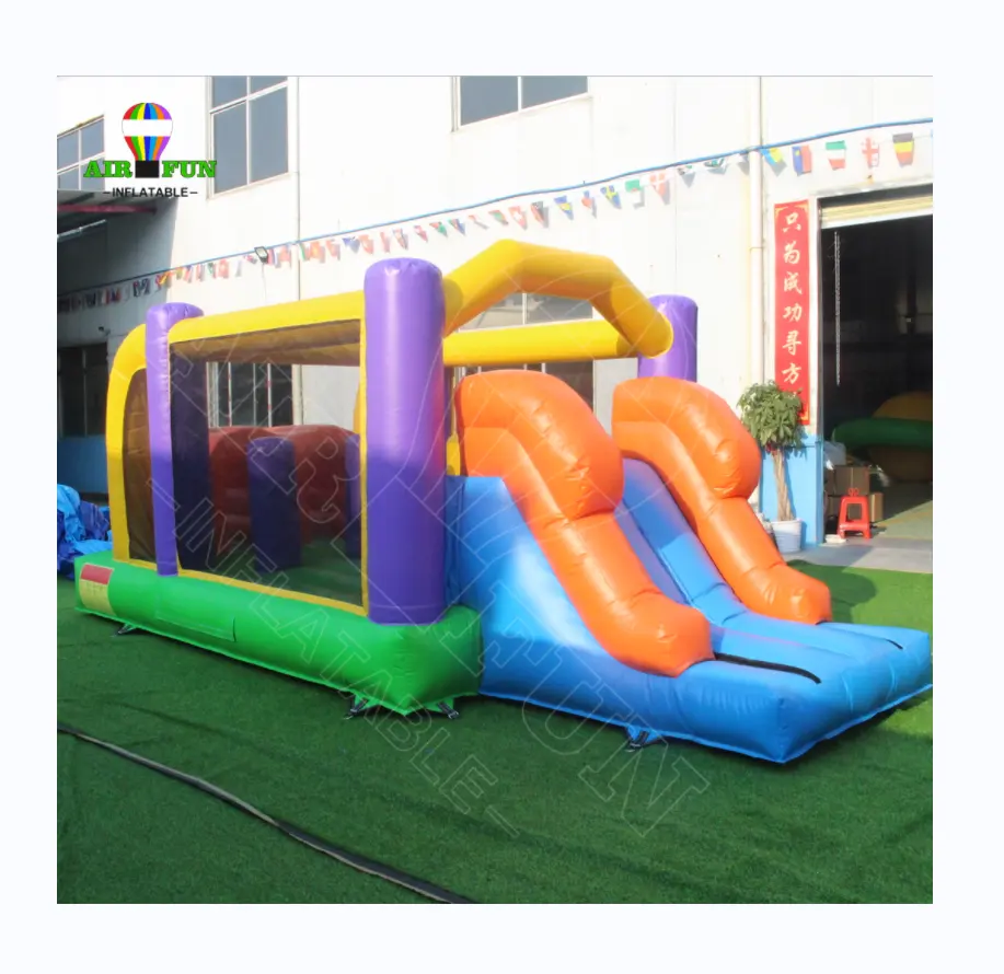 Airfun Castle Com Water Slide Jumping Slide Bouncer Castle para venda Inflável Big Bouncy Castle Para Crianças Adultos