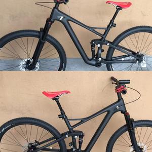 Ensemble de groupe <span class=keywords><strong>Enduro</strong></span> Suspension Carbone Frein à disque Cadre de vélo Conception agressive de vélo de montagne avec fibre de carbone - Product Image 4