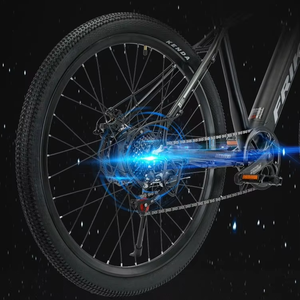 Vélo de montagne électrique <span class=keywords><strong>pas</strong></span> <span class=keywords><strong>cher</strong></span> 26 pouces en acier, 21 vitesses, roues en alliage d'aluminium, batterie 48V 250W, autonomie 30 km, fourche à suspension, freins à disque - Product Image 6