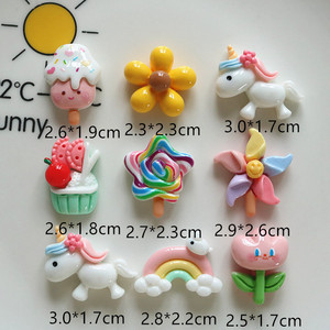 <span class=keywords><strong>Moulin</strong></span> à <span class=keywords><strong>vent</strong></span> lumineux poney sucette bricolage crème gel épingle à cheveux tasse pendentif accessoires faits à la main en gros est 5 perles breloques en résine plastique - Product Image 6