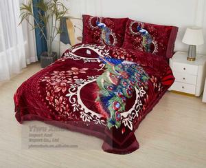 Sang Trọng Mùa Đông Jacquard Dệt 4-Mảnh Polyester Cotton Siêu Mềm Chăn Đặt 200X240Cm Ấm Bộ Đồ Giường Quà Tặng - Product Image 4