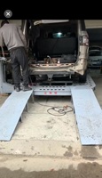 FANAKE Équipement de réparation de carrosserie en acier inoxydable à faible coût pour accidents automobiles, banc de redressage avec tours de traction et système de mesure 2D