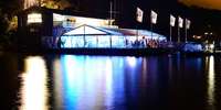 Grande tente de réception pour mariage, pour 200 personnes, en PVC double couche, toutes saisons, avec structure en alliage d'aluminium, idéale pour les événements religieux