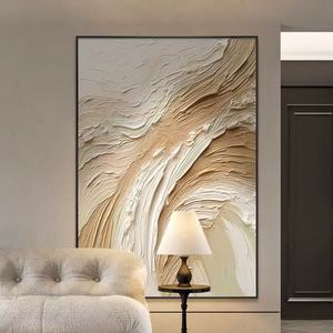 <span class=keywords><strong>Grande</strong></span> Decorazione per la Casa, Dipinto a Olio Astratto 3D con Texture per Soggiorno, Arte Murale su Tela per Progetti Alberghieri - Product Image 4