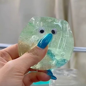 CHENXI Populaire Jouet anti-stress souple en TPR, 5,5 cm, transparent, en forme de cube de glace, bonbon gommeux à la maltose, pour les 8-13 ans - Product Image 4