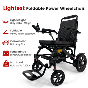 Silla de Ruedas Eléctrica KSM-603 con Doble Motor y Ruedas Antivuelco, Batería de Litio de 24V 10Ah, para Personas Mayores, Directo de Fábrica - Product Image 2