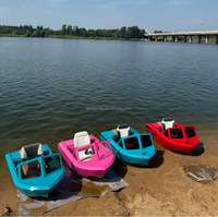 Jet-boat haute vitesse, mini-yacht, jet-boat monoplace, bateau de plaisance en alliage d'aluminium pour le surf en plein air